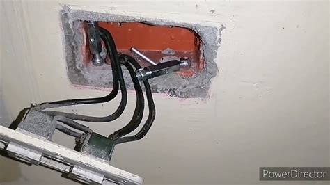 electrical box in wall loose|electrical box screw hole broken.